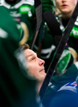 Färjestads tränare Johan Pennerborn