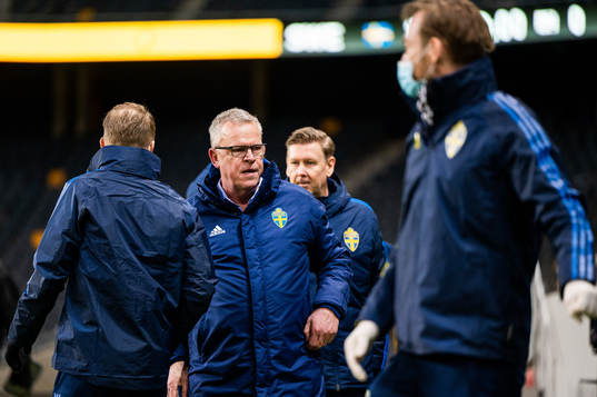 Janne Andersson, head coach of Sweden