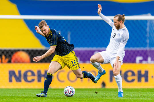 Emil Krafth of Sweden and Henri Anier of Estonia