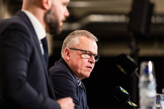 Janne Andersson, head coach of Sweden