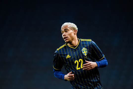 Robin Quaison of Sweden
