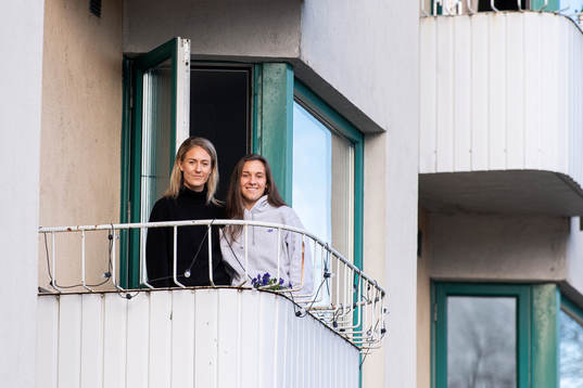 Häckens Julia Zigiotti Olme och Emma Kullberg