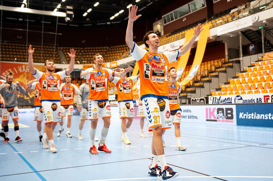 Kristianstads spelare jublar