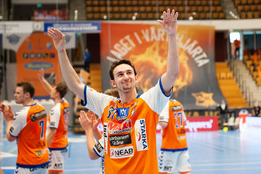 Kristianstads Zoran Bozic jublar