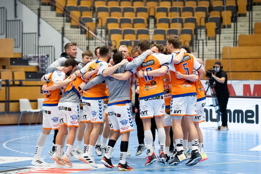 Kristianstads spelare jublar