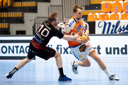 Kristianstads Emil Frend Öfors och HK Malmös Magnus