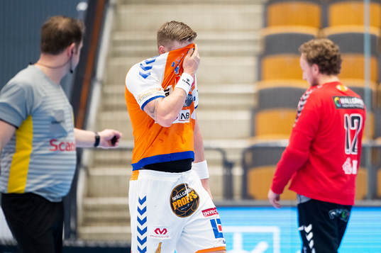 Kristianstads Adam Nyfjäll deppar