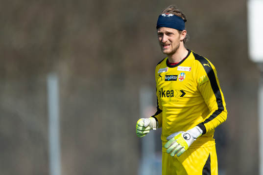 Helsingborgs målvakt Anders Lindegaard