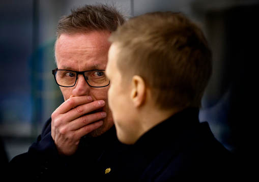 Björklövens tränare Hans Wallson