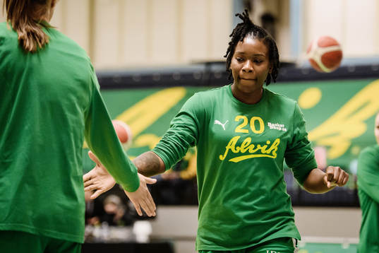 Alviks Shanity James värmer upp