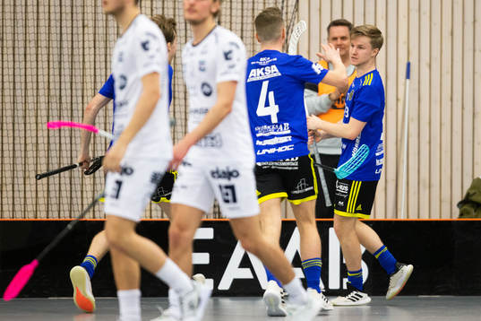 Hagundas Mattias Jansson jublar