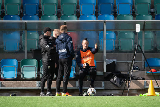 Marek Hamsik kliver av träningen med IFK Göteborg
