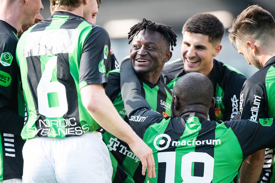GAIS Michael Kargbo jublar