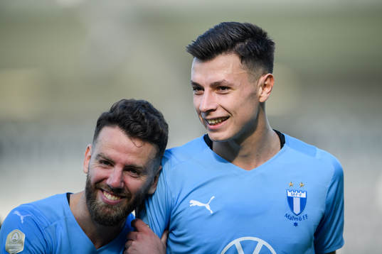 Malmö FFs Anel Ahmedhodzic jublar