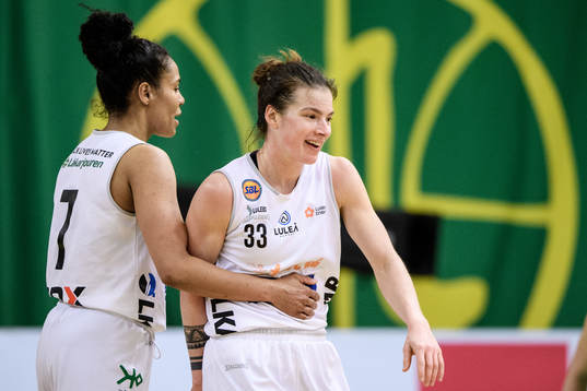 Luleås Chioma Nnamaka och Maggie Lucas