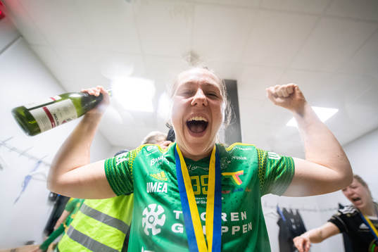 Thoréngruppens Sofia Joelsson över SM-guldet