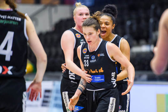 Luleås Maggie Lucas jublar