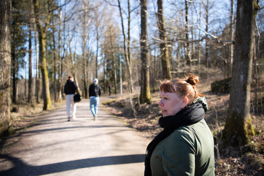 Ann-Marie Svanberg från innebandyklubben IBK Göteborg
