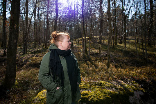 Ann-Marie Svanberg från innebandyklubben IBK Göteborg