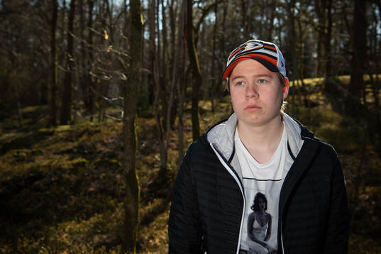 Anton Svanberg från innebandyklubben IBK Göteborg