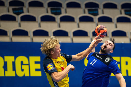 Sveriges Alfred Jönsson och Kosovos Valon Dedaj