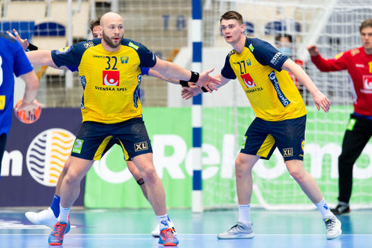 Sveriges Oscar Bergendahl och Oskar Sunnefeldt