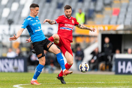 Halmstads Markus Antonsson och IFK Göteborgs Mattias