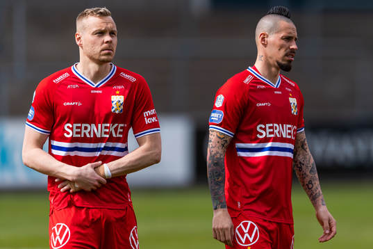 IFK Göteborgs Kolbeinn Sigthorsson och Marek Hamsik