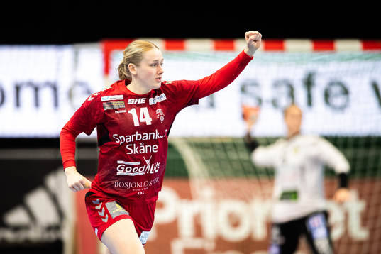 Höörs Emma Lindqvist jublar