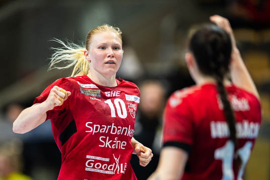 Höörs Isabelle Andersson jublar