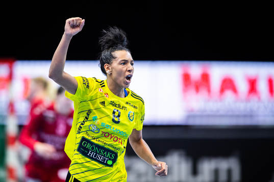 Sävehofs Jamina Roberts jublar