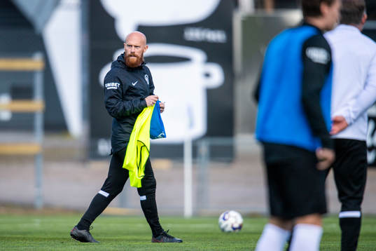 Landskronas assisterande tränare Max Mölder