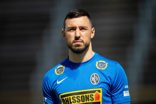 Landskronas målvakt Amr Kaddoura