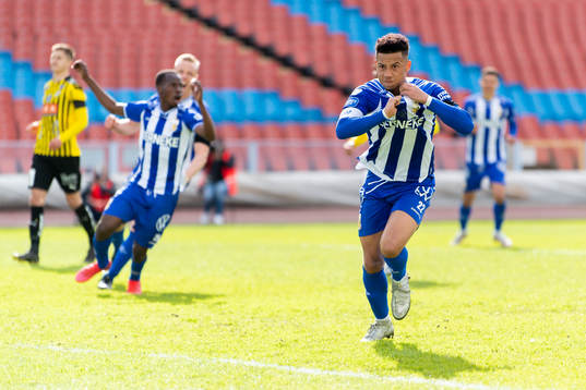 IFK Göteborgs Tobias Sana jublar