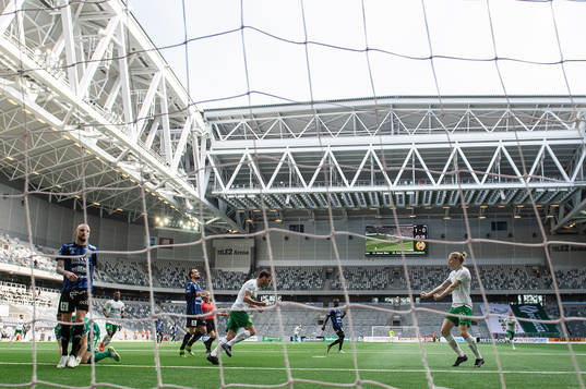 Hammarbys Jeppe Andersen jublar
