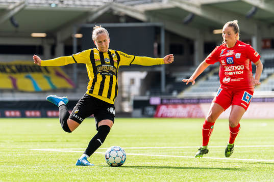 Häckens Filippa Curmark och Linköpings Ronja Aronsson