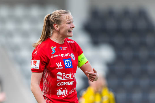 Linköpings Frida Leonhardsen Maanum reagerar