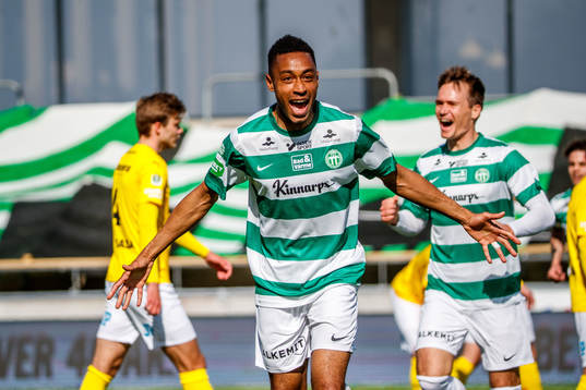 Västerås Brian Span jublar