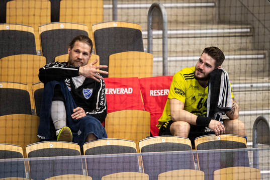 Skövdes Dan Beck-Hansen och Sävehofs Rune Schröder på
