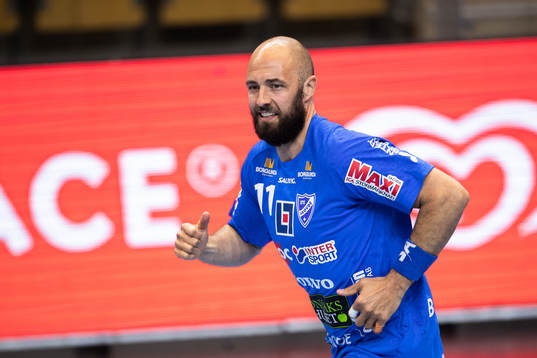 Skövdes Kristian Svensson jublar