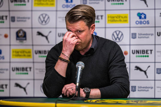 Mjällbys tränare Christian Järdler