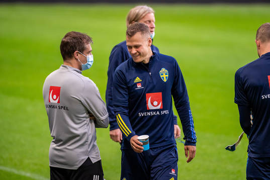 Viktor Claesson of the Swedish national football team