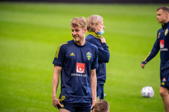 Filip Helander of the Swedish national football team