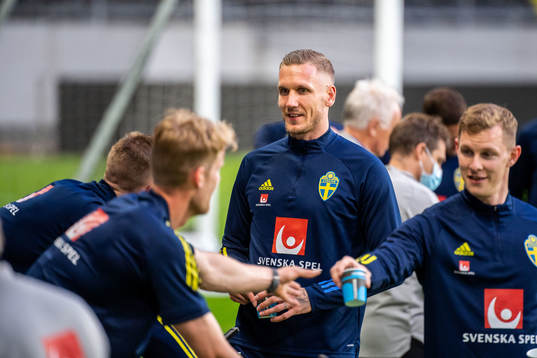 Robin Olsen of the Swedish national football team