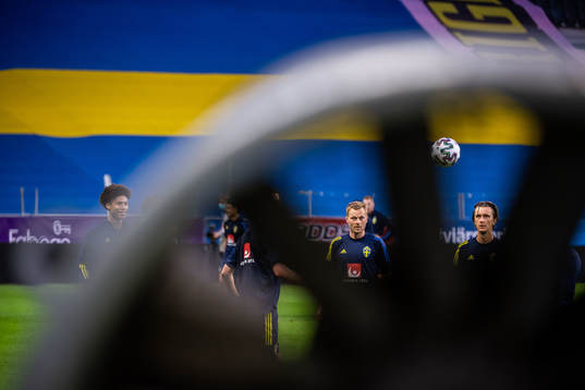 Jens Cajuste, Sebastian Larsson and Kristoffer Olsson of
