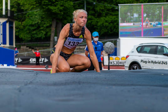 Maja Nilsson, Örgryte IS, deppar när hon