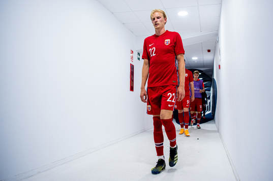 Morten Thorsby of Norway at half-time