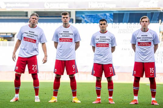 Erling Braut Haaland, Alexander Sørloth, Mohamed