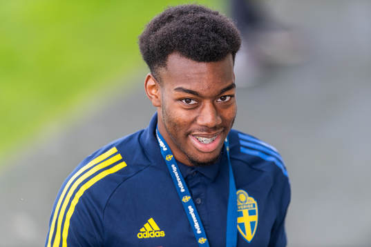 Anthony Elanga of Sweden