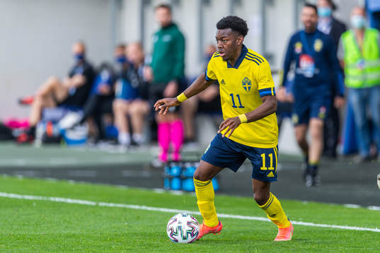 Anthony Elanga of Sweden